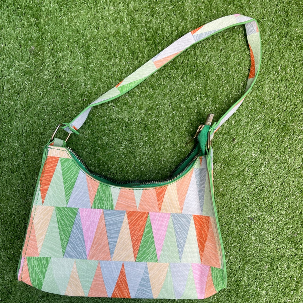 Colorful Geometric Pattern Women's Bag